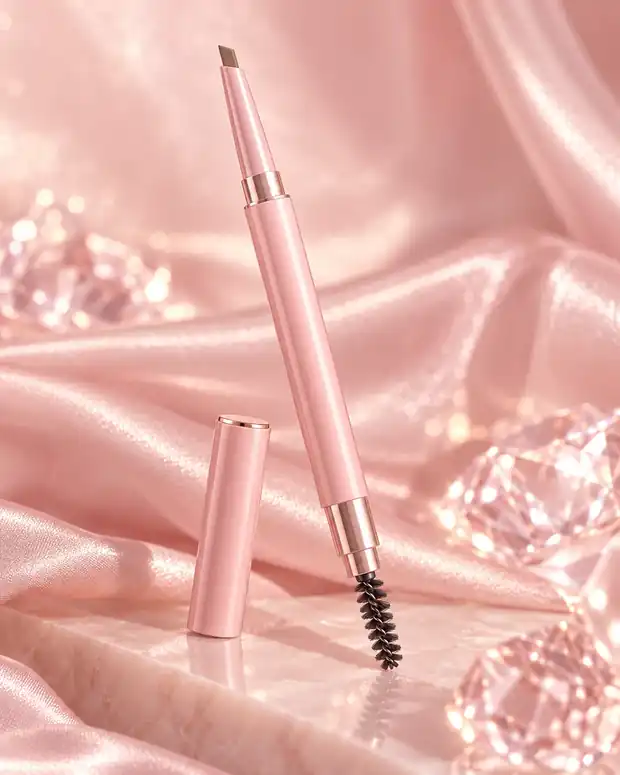 PINKYCRUSH blush-pink eyebrow pencil with spoolie